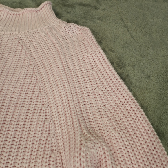 J. Crew Women's Pink Cowl Neck Sweater with Ribbed Knit Size XS - Picture 7 of 16